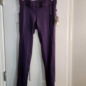 Ovation pull on Riding Tights/Breeches, Size M, Purple